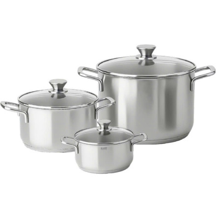 Bộ Nồi KAFF Inox 3 Món Cao Cấp KF-ST039