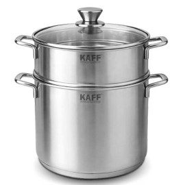 Bộ Nồi Xửng Hấp KAFF Inox 304 KF-ST24S