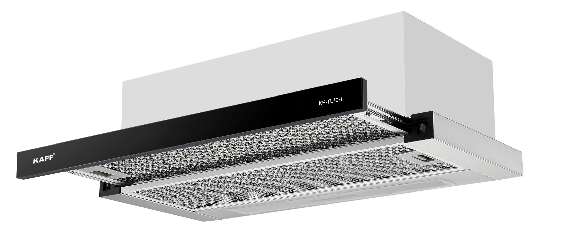Máy hút mùi Kaff KF-TL70H được thiết kế với thân máy bằng thép phủ sơn tĩnh điện chống gỉ