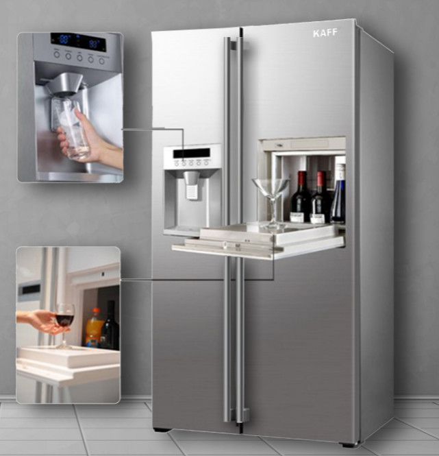 Tủ Lạnh Side By Side KAFF KF-BCD606MBR