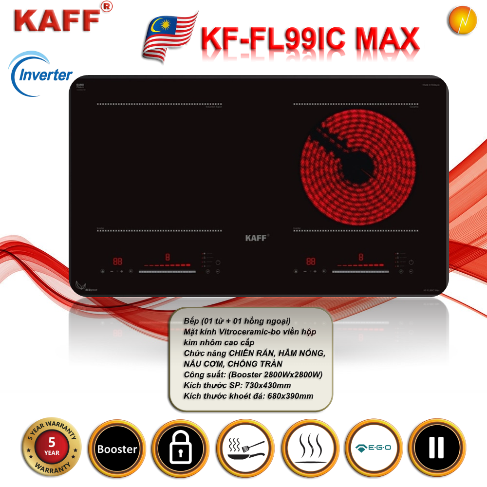 Bếp Điện Từ KAFF KF-FL99IC MAX New 2026