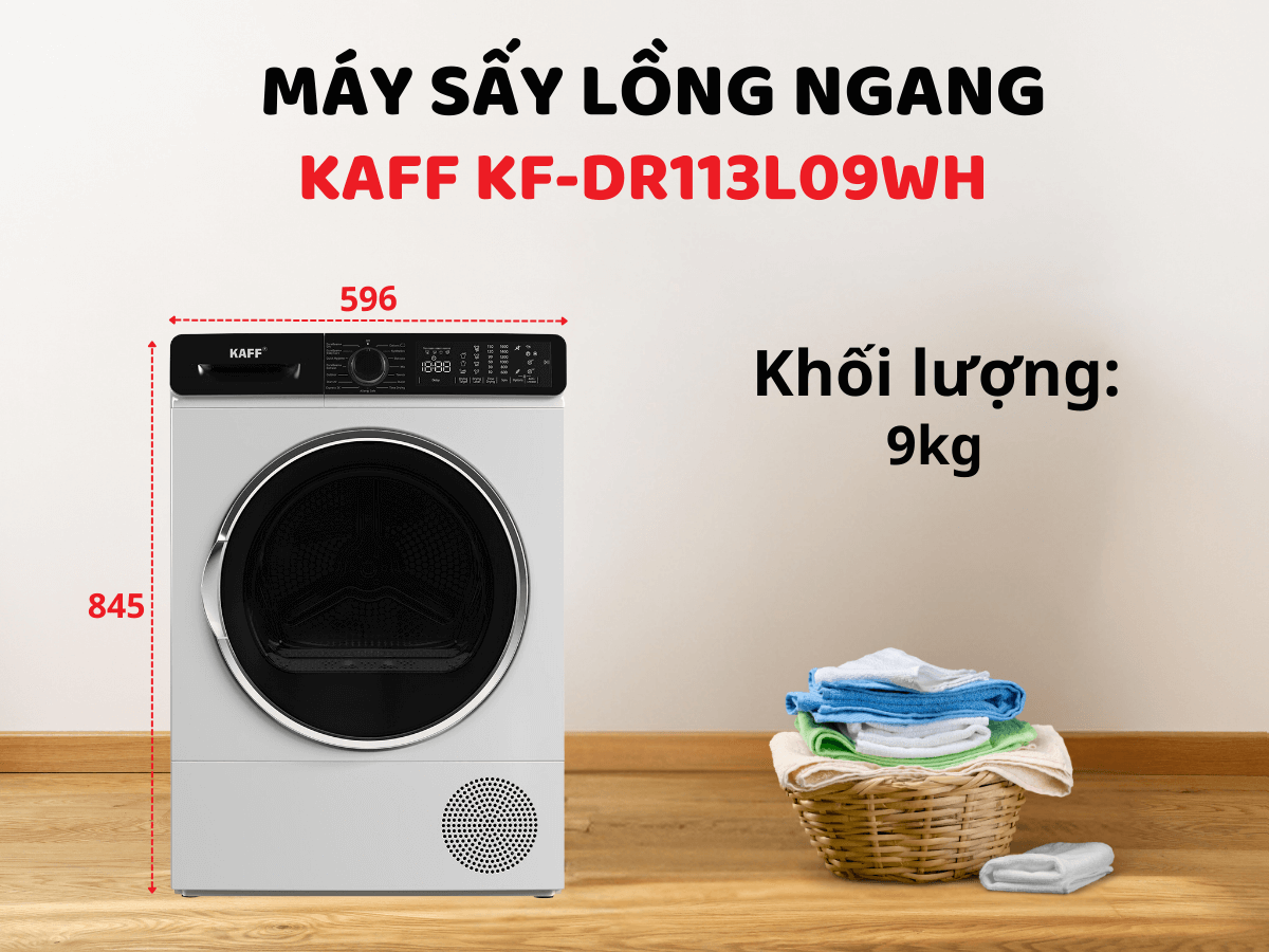 M&aacute;y sấy Kaff KF-DR113L09WH